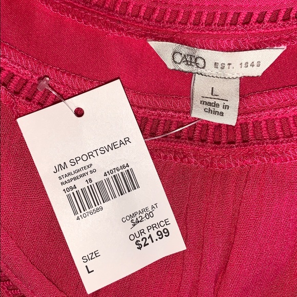 Cato hot pink hi low blouse - Picture 2 of 6